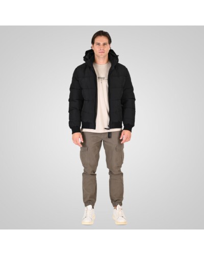 REBASE JACKET BOMBER 262.RJK-2097	BLACK