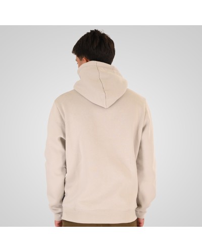 REBASE 262RTOP-1103 ICE HOODIE WITH PRESSED-EMBOSSED PRINT (BRUSHED FLEECE)
