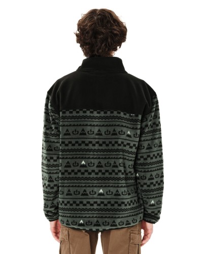 EMERSON FULL ZIP FLEECE 262.EM29.156 PR630 FOREST GREEN/BLACK