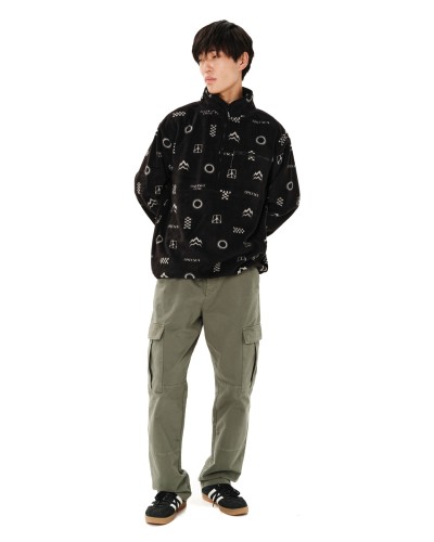 EMERSON HALF ZIP FLEECE 262.EM28.106 PR634 BLACK