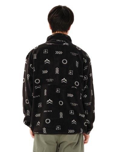 EMERSON HALF ZIP FLEECE 262.EM28.106 PR634 BLACK