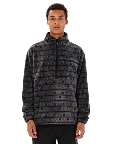 EMERSON HALF ZIP FLEECE 262.EM28.106 PR628B OFF BLACK
