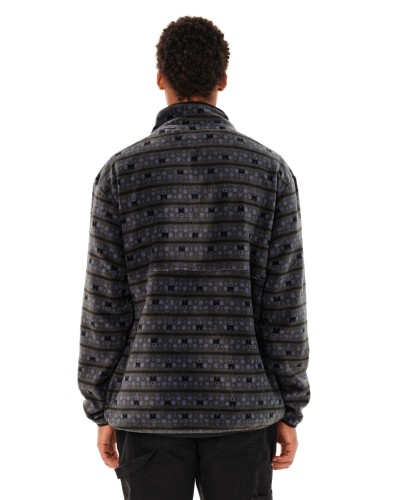 EMERSON HALF ZIP FLEECE 262.EM28.106 PR628B OFF BLACK