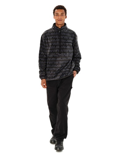 EMERSON HALF ZIP FLEECE 262.EM28.106 PR628B OFF BLACK