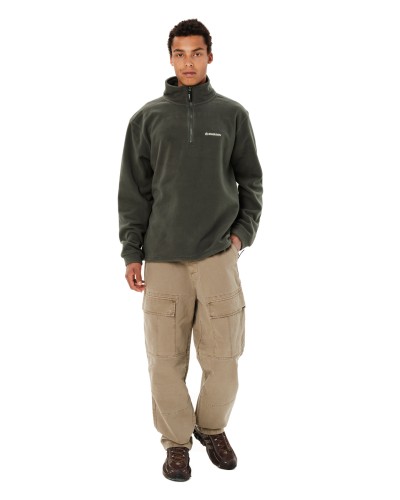 EMERSON HALF ZIP FLEECE 262.EM28.25 OLIVE GREEN