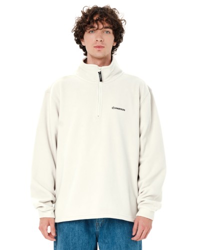 EMERSON HALF ZIP FLEECE 262.EM28.25 CLAY WHITE
