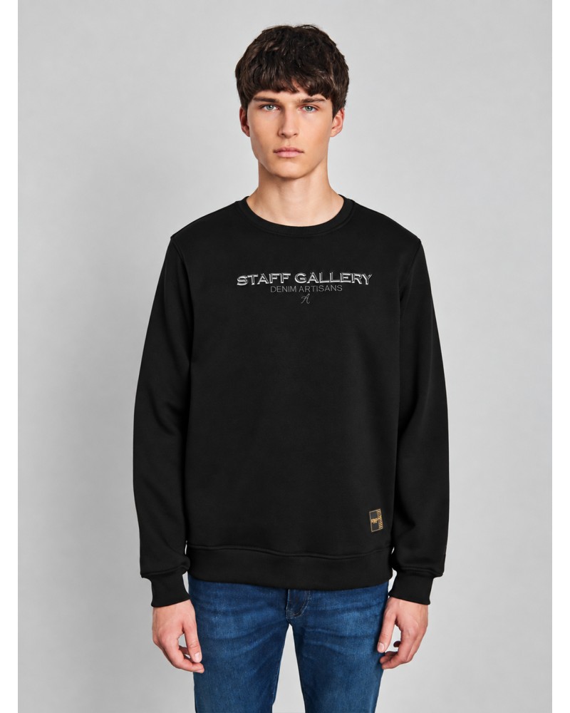 STAFF CREW NECK IAN 64-105.056 BLACK