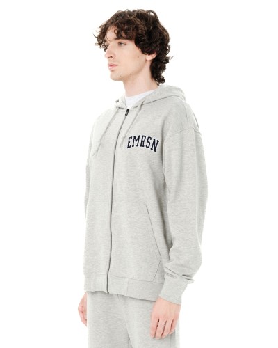 EMERSON ZIP HOODIE 262.EM21.88 GREY ML