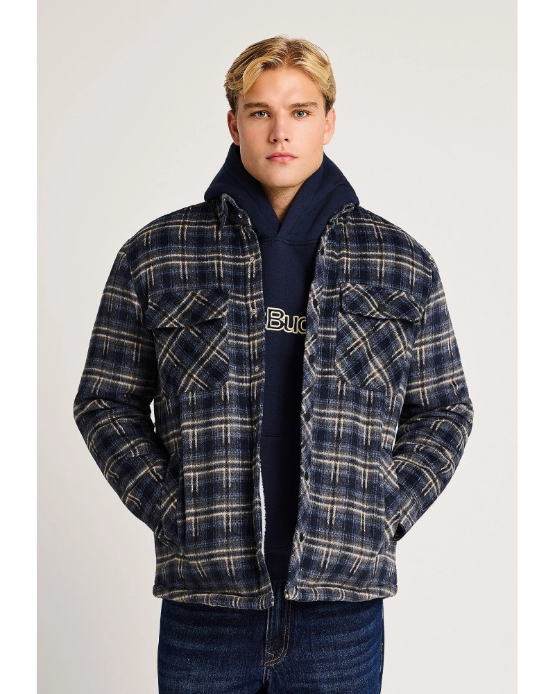 FUNKY BUDDHA JACKET FBM014-071-01 MIDNIGHT BLUE