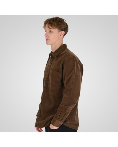 REBASE SHIRT WITH CHEST POCKETS (HEAVY CORDUROY) (RELAXED FIT) 262.RGS-5208 CAMEL