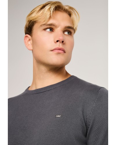 FUNKY BUDDHA KNIT FBM014-001-09 DK GREY