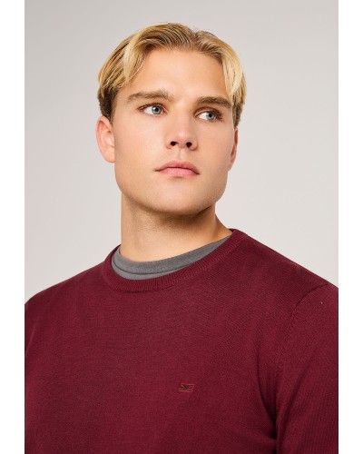FUNKY BUDDHA KNIT FBM014-001-09 BURGUNDY