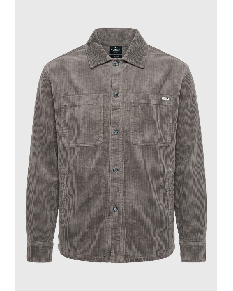 FUNKY BUDDHA OVERSHIRT FBM014-035-05 MOON MIST