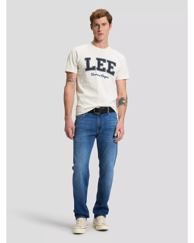 LEE	 EMBOSSED LOGO BELT 	BLACK